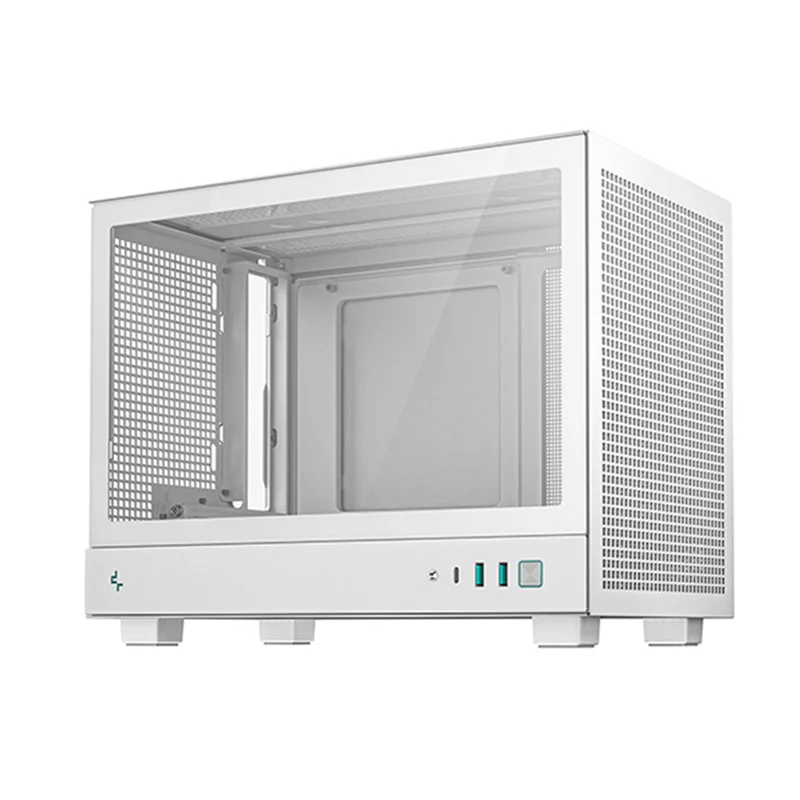 Deepcool CH160 Mini-ITX Mini Tower Cabinet PC Case (Black, White)