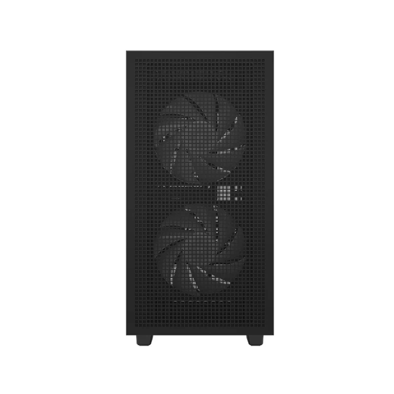 Deepcool CH360 Digital Micro Tower Mini-ITX/Micro ATX Case With Digital Display Screen With Tempered Glass Window (Black, White)