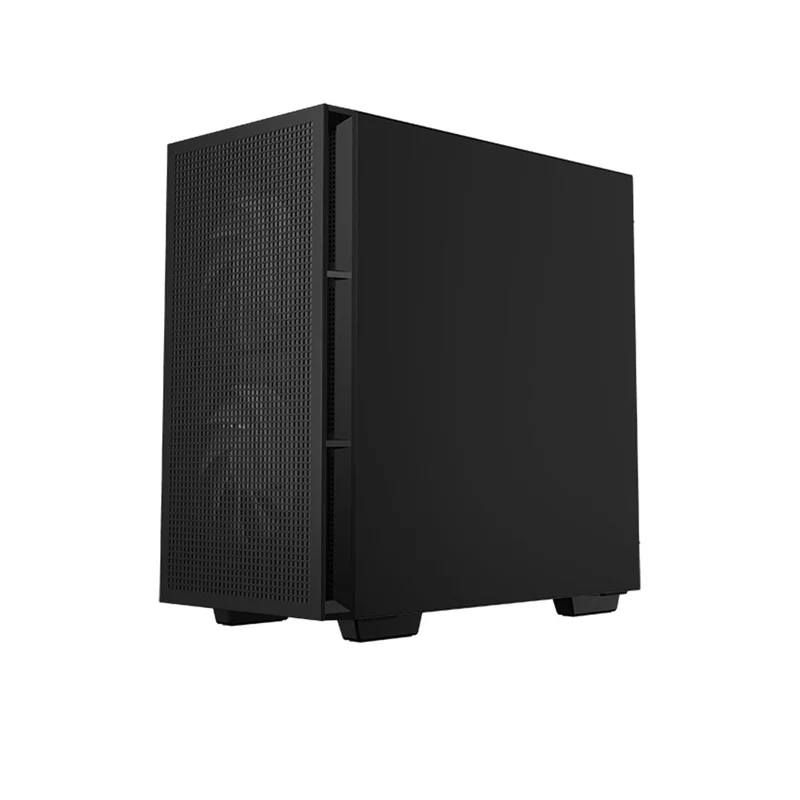 Deepcool CH360 Digital Micro Tower Mini-ITX/Micro ATX Case With Digital Display Screen With Tempered Glass Window (Black, White)
