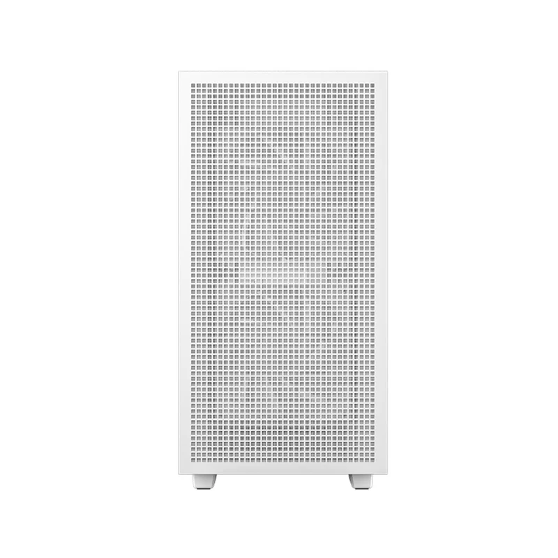 Deepcool CH360 Digital Micro Tower Mini-ITX/Micro ATX Case With Digital Display Screen With Tempered Glass Window (Black, White)