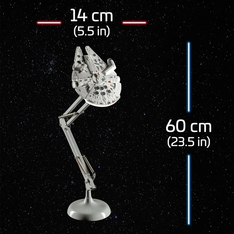 Paladone Star Wars Millenium Falcon Posable Desk Light V3 (PP5056SWV3)