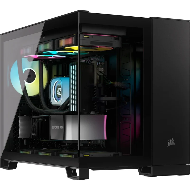 Corsair 2500X Mid-Tower Dual Chamber PC Case (Black)