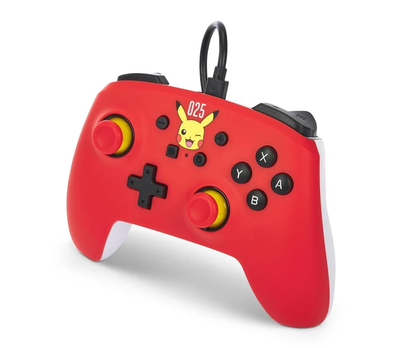 Power A NSW Wired Controller Laughing Pikachu For Nintendo Switch (NSGPFWDB)