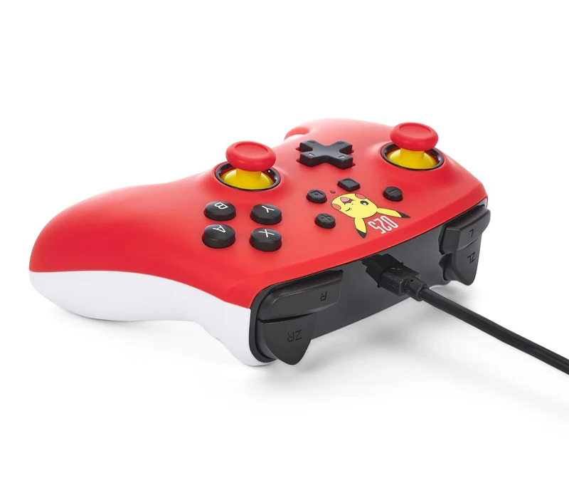 Power A NSW Wired Controller Laughing Pikachu For Nintendo Switch (NSGPFWDB)