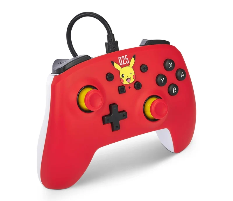 Power A NSW Wired Controller Laughing Pikachu For Nintendo Switch (NSGPFWDB)