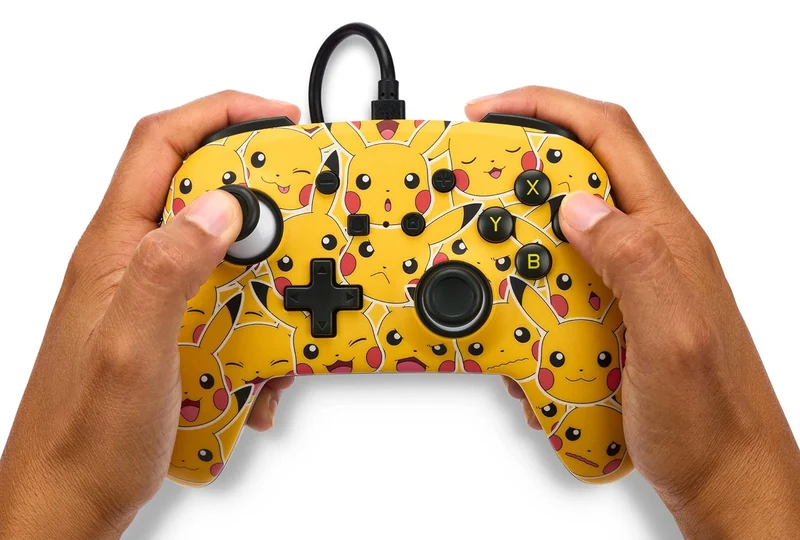 Power A NSW Enhanced Wired Controller Pikachu Moods For Nintendo Switch (NSGP0083-01)