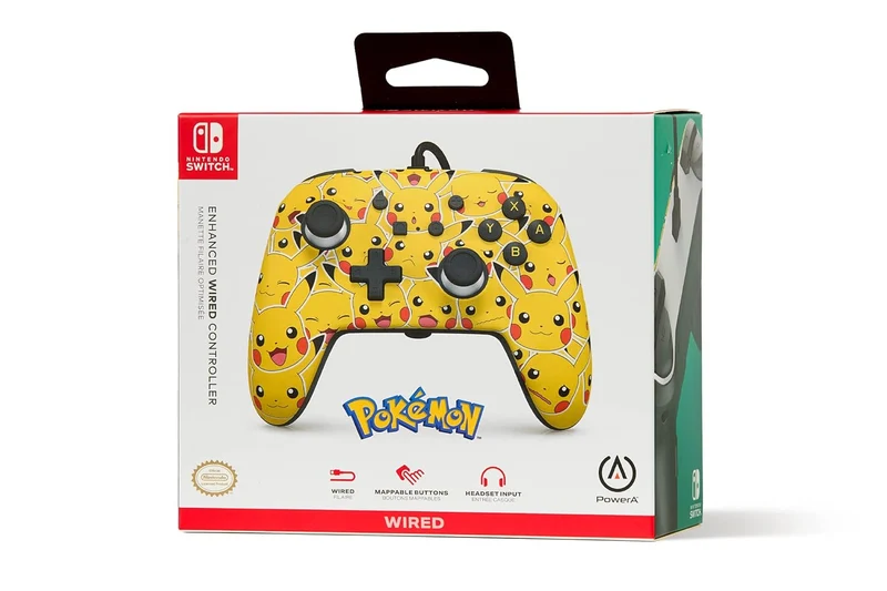 Power A NSW Enhanced Wired Controller Pikachu Moods For Nintendo Switch (NSGP0083-01)