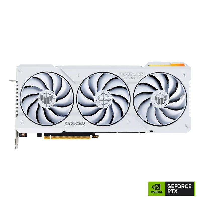 Asus TUF Gaming GeForce RTX 4070 TI Super OC 16GB GDDR6X Graphics Card (White)