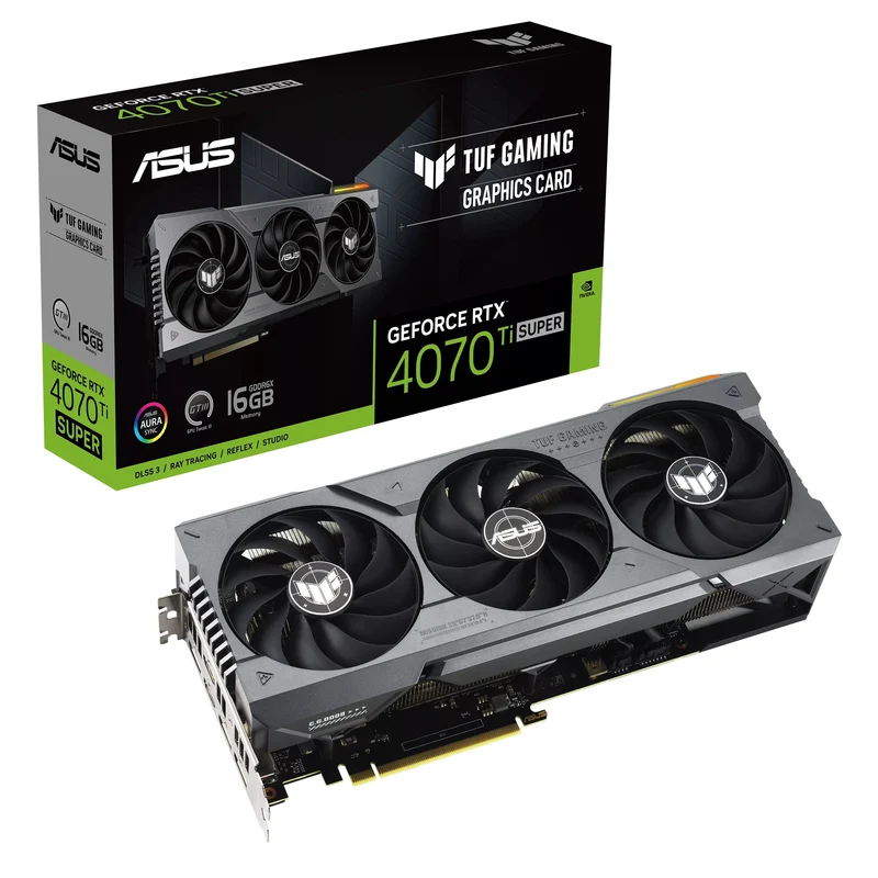 Asus TUF Gaming GeForce RTX 4070 TI Super 16GB GDDR6X Graphics Card