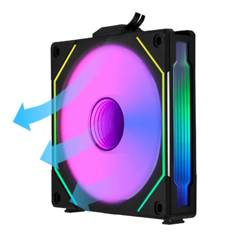 Lian Li RGB UNI Fan LS-Infinity 120 Reverse Blade (UF-RSLIN120-1B) (Black)
