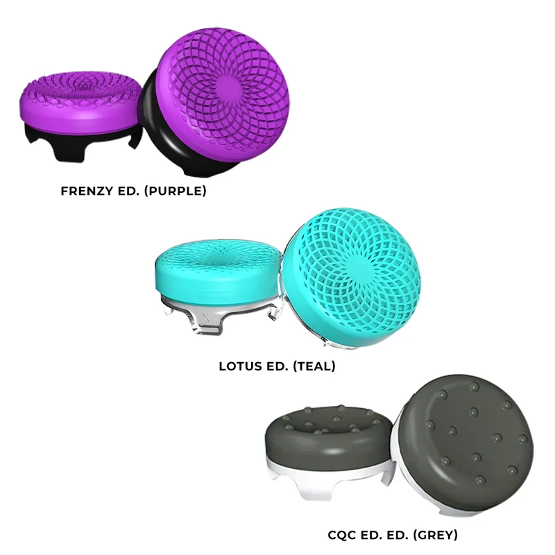 Steelseries Kontrolfreek Action Adventure Thumbsticks for PS4/ PS5 (Frenzy Edition (Purple), Lotus Edition (Teal), CQC Edition (Grey))