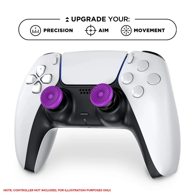 Steelseries Kontrolfreek Action Adventure Thumbsticks for PS4/ PS5 (Frenzy Edition (Purple), Lotus Edition (Teal), CQC Edition (Grey))