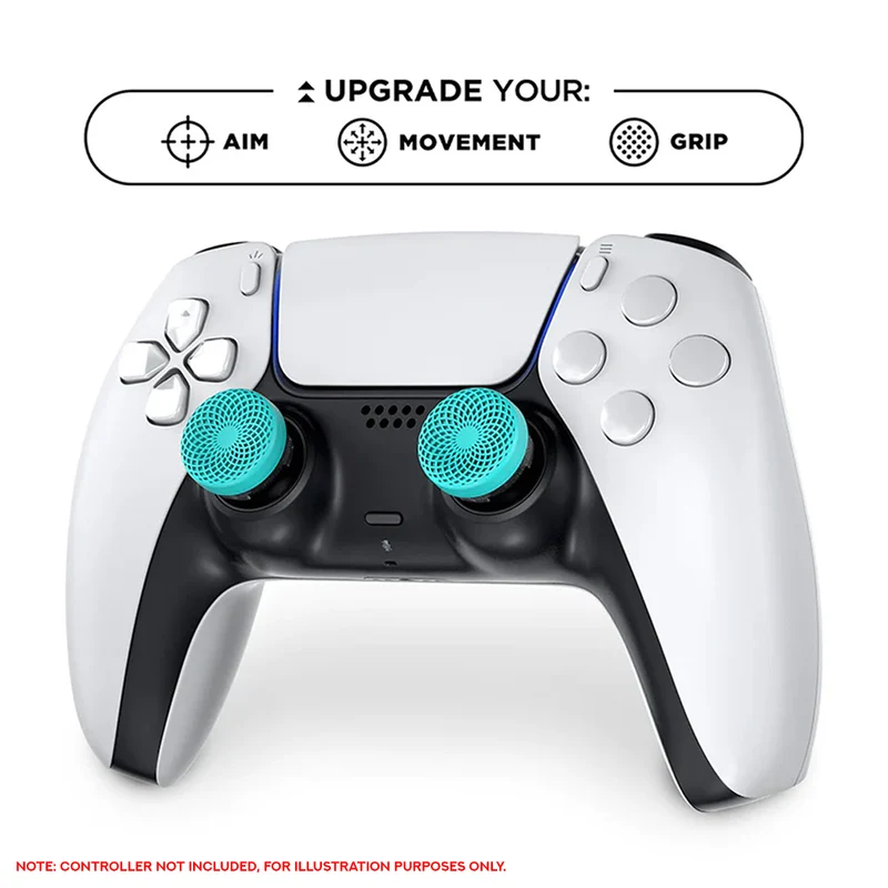 Steelseries Kontrolfreek Action Adventure Thumbsticks for PS4/ PS5 (Frenzy Edition (Purple), Lotus Edition (Teal), CQC Edition (Grey))