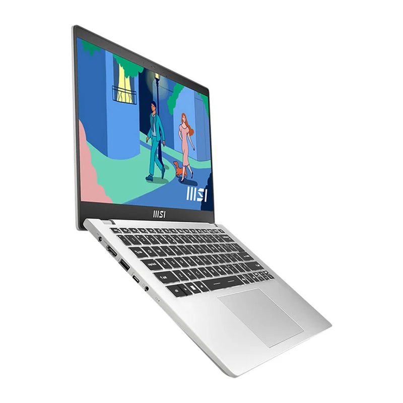 MSI Modern 14 C12MO-1036PH Laptop (Urban Silver) | 14" FHD (1920X1080) IPS | I5-1235U | 16GB RAM | 512GB SSD | Intel Iris Xe | Windows 11 | MS Office Home & Student 2021 | MSI Sleeve Bag GP