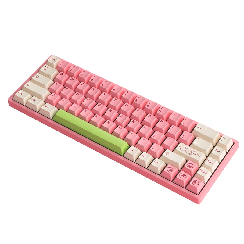 Akko Mochi & Dango 3068B Plus Multi-Modes RGB Mechanical Keyboard (Akko V3 Cream Yellow Pro, Akko V3 Cream Blue Pro)
