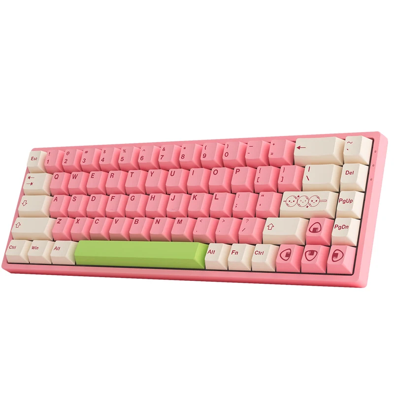 Akko Mochi & Dango 3068B Plus Multi-Modes RGB Mechanical Keyboard (Akko V3 Cream Yellow Pro, Akko V3 Cream Blue Pro)