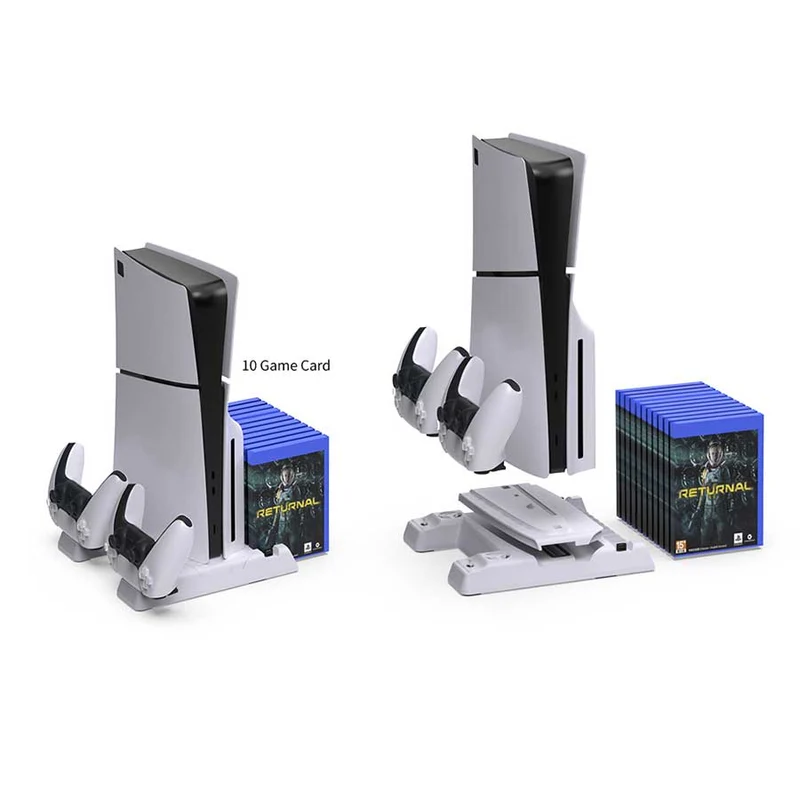 Dobe Multifunctional Cooling Stand For PS5 / New PS5 (White) TP5-3537B