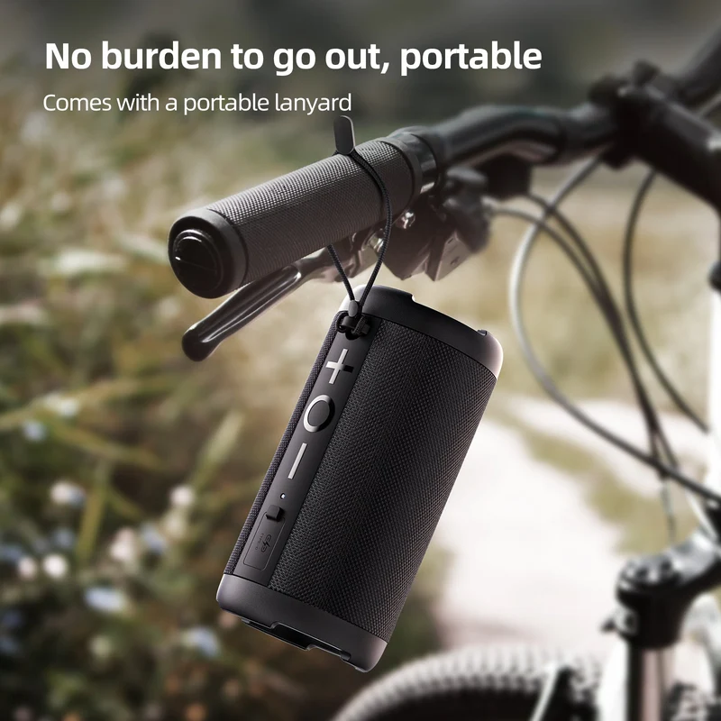 Onikuma L20 RGB Outdoor Bluetooth Portable Speaker IPX7 Waterproof Dual Speakers