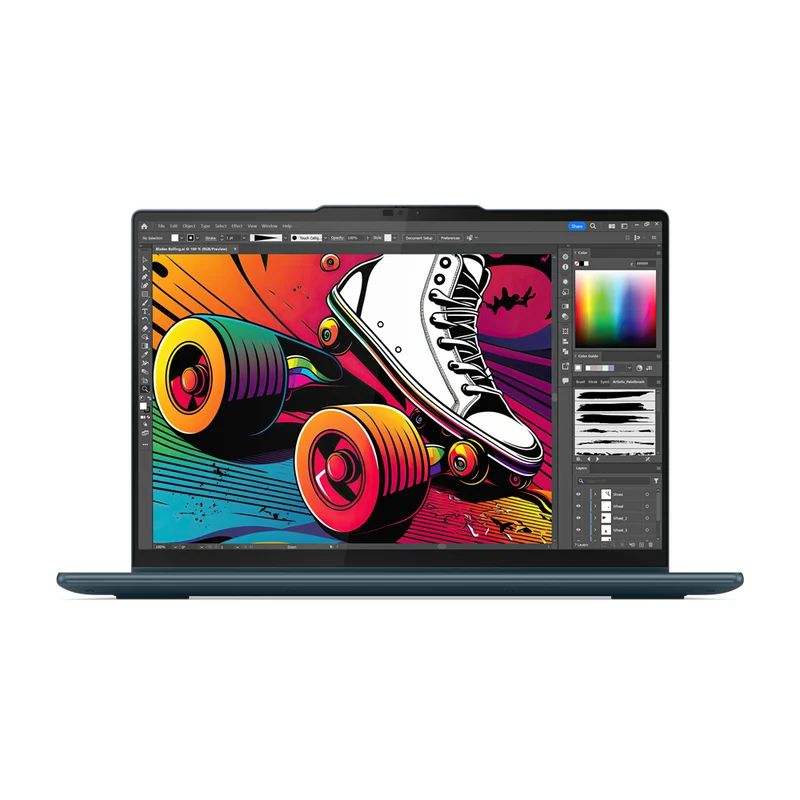 Lenovo Yoga 7 2-In-1 14IML9 83DJ001LPH Laptop (Tidal Teal)|14" 2.8K (2880X1800) OLED|Ultra 5 125H|16GB RAM| 1TB SSD|Intel Arc Graphics|Win11 Home|MS Office Home & Student 2021|Lenovo Digital Pen|Lenovo 600 Bluetooth Silent Mouse|Lenovo Yoga 14-inch Sleeve