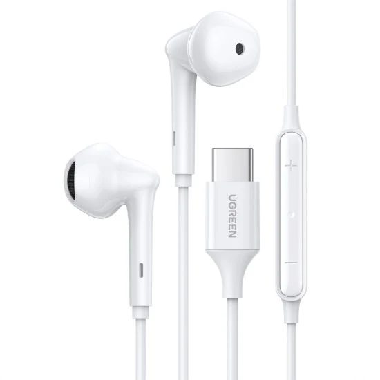 UGreen Wired Earphones With Type-C Connector (White) (EP101/60700)