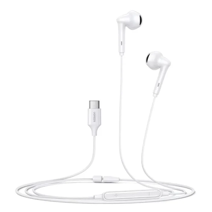 UGreen Wired Earphones With Type-C Connector (White) (EP101/60700)