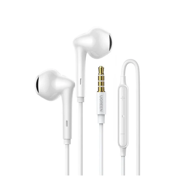 UGreen Wired Earphones With 3.5mm Plug (White) (EP101/60692)