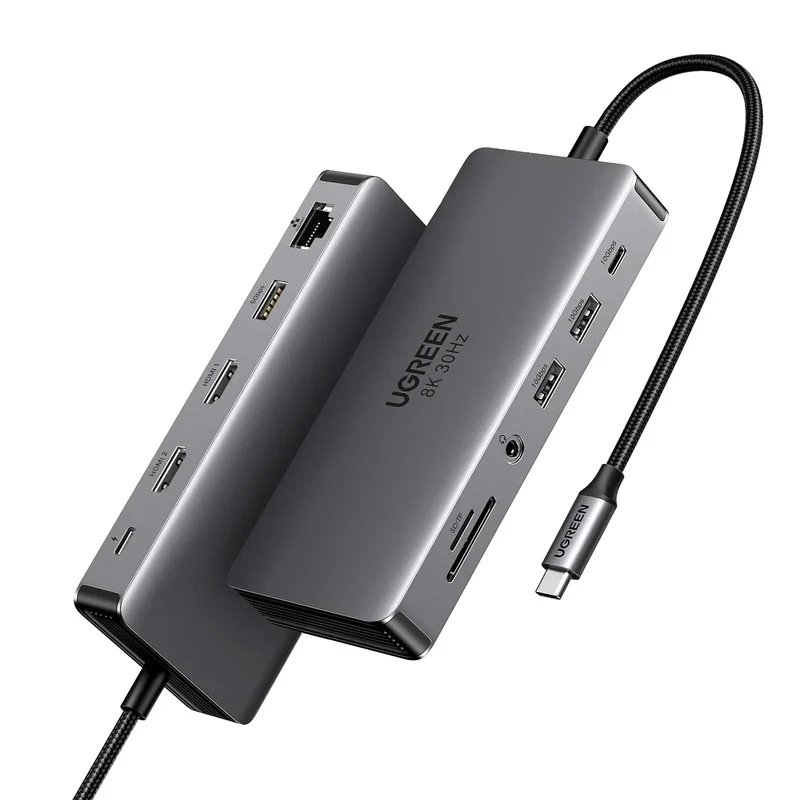 UGreen USB-C 13-In-1 Multifunction Adapter (Grey) (CM681/15978)