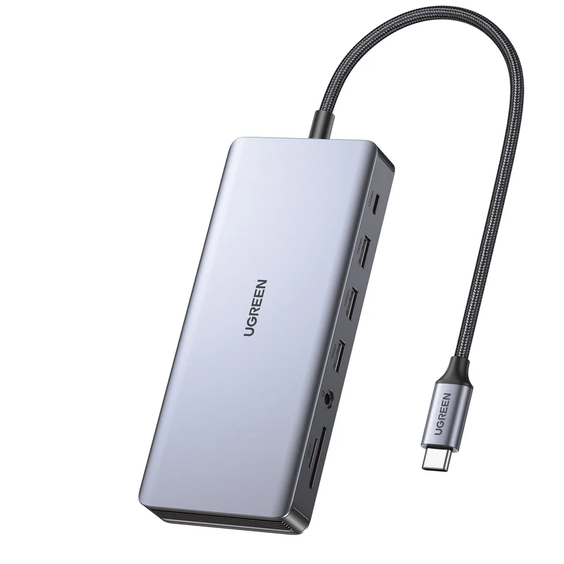 UGreen USB-C 13-In-1 Multifunction Adapter (Grey) (CM681/15978)