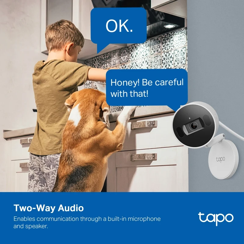 TP-Link Tapo C125 2K QHD AI Home Security Wi-Fi Camera