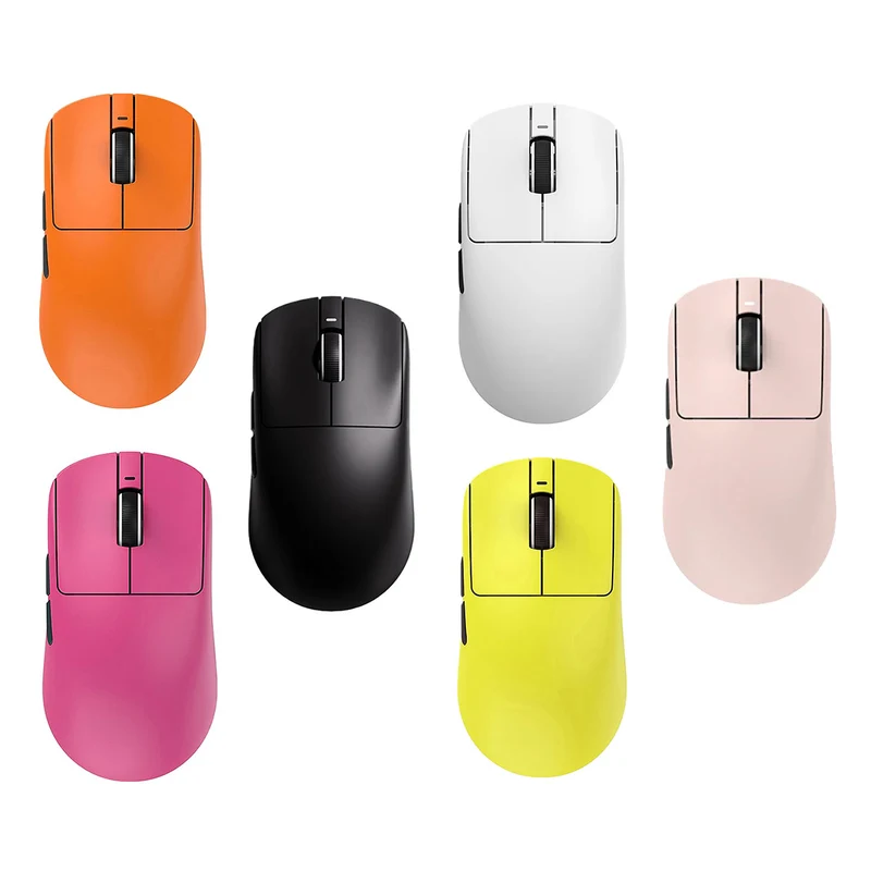 VXE Dragonfly R1 Pro Max Lightweight Wireless Gaming Mouse (PAW3395) (Yellow, White, Pink, Orange, Black, Light Pink)
