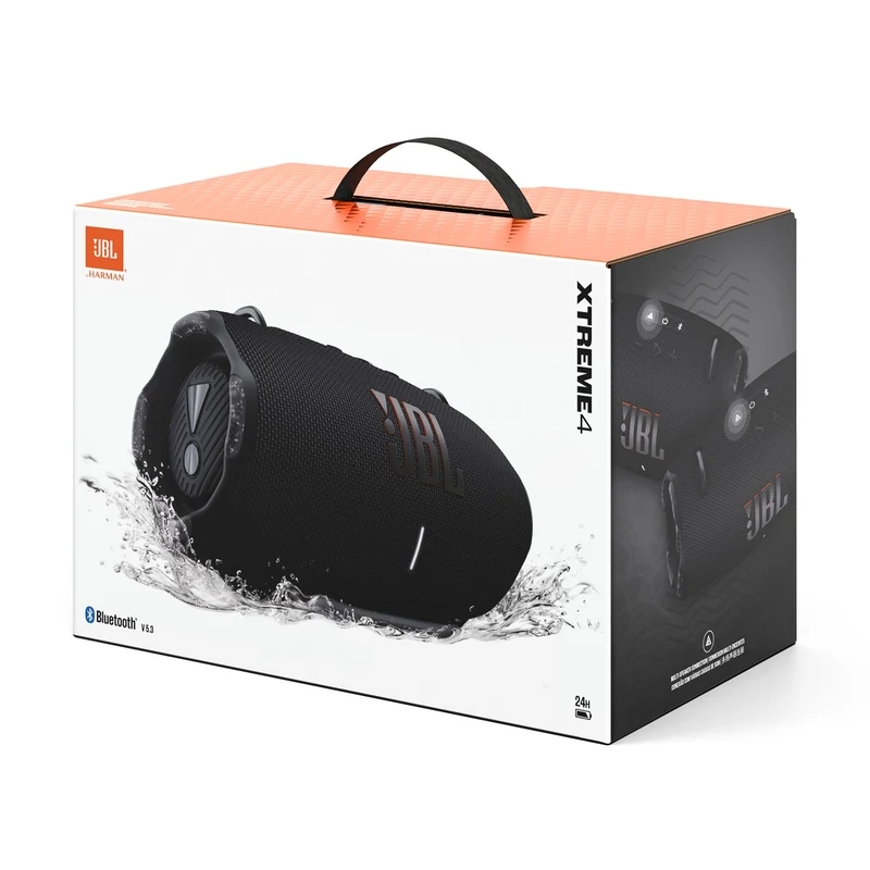 JBL Xtreme 4 Portable Waterproof Speaker (Black)