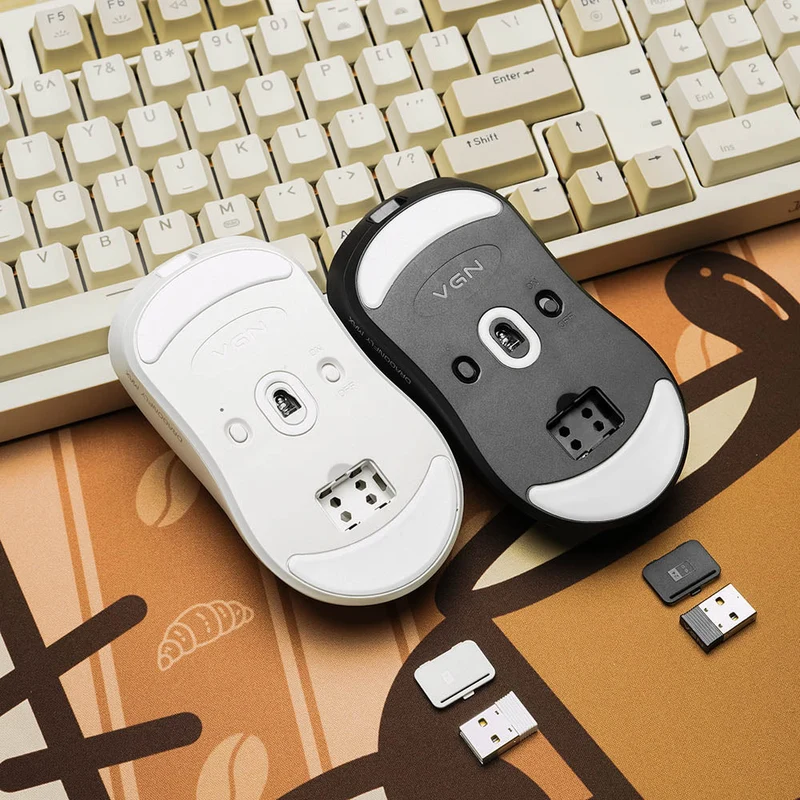 VGN Dragonfly F1 Pro Wireless Gaming Mouse New Packaging (Black, White)