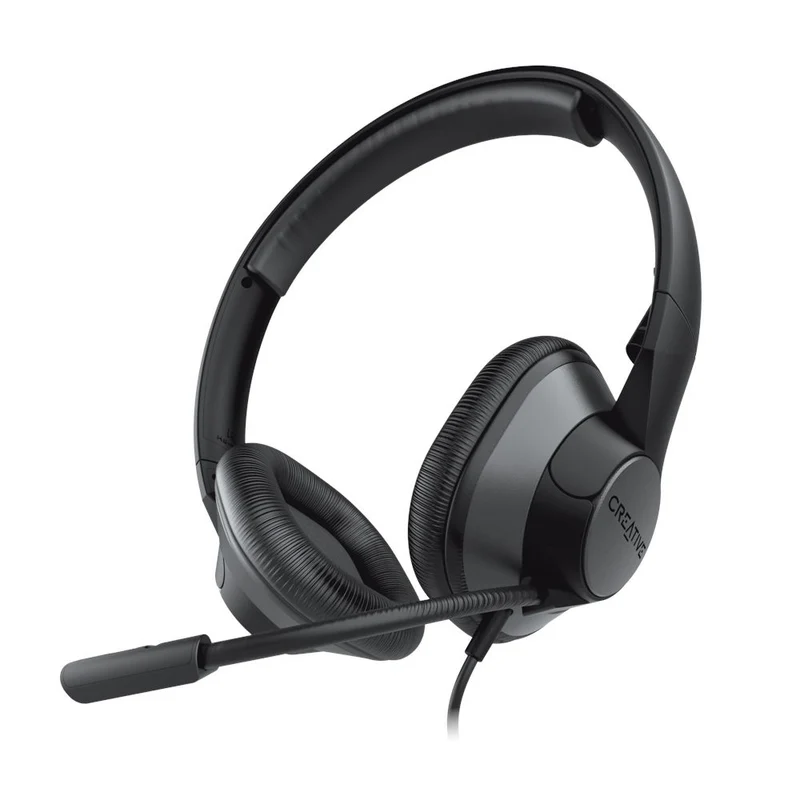Creative HS-720 V2 USB Headset With Noise-Cancelling Mic & Inline Controls (Black)