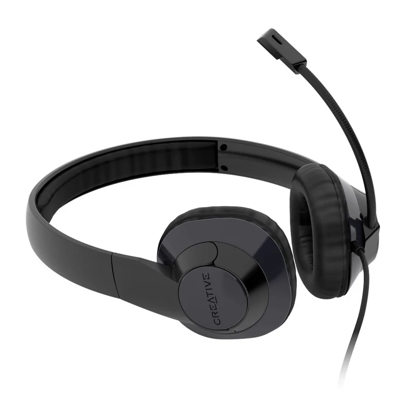 Creative HS-720 V2 USB Headset With Noise-Cancelling Mic & Inline Controls (Black)