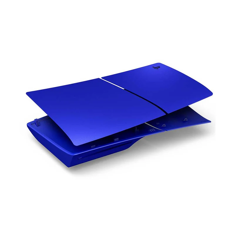 PS5 Slim Console Covers (Cobalt Blue, Midnight Black, Sterling Silver, Volcanic Red)