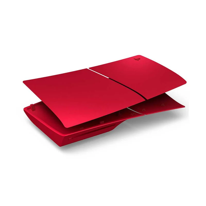 PS5 Slim Console Covers (Cobalt Blue, Midnight Black, Sterling Silver, Volcanic Red)