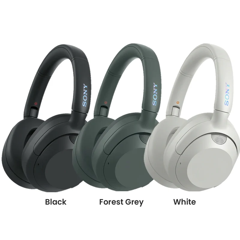 Sony Ult Wear WH-ULT900N Power Sound Wireless Noise Cancelling Headphones (Black, Forest Grey, Off-White)