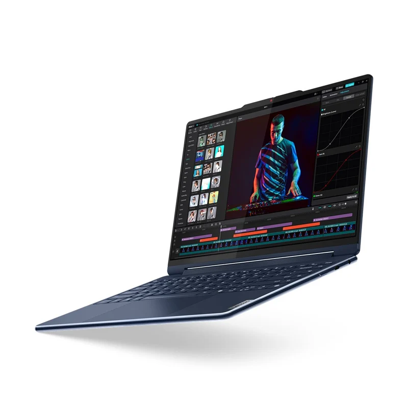 Lenovo Yoga 9 2-in-1 14IMH9 83AC000WPH Laptop(Cosmic Blue)|14" 4K(3840x2400)OLED|Ultra 7 155H|16GB RAM|1TB SSD|Integrated Intel Arc Graphics|Windows 11 Home|MS Office Home & Student 2021|Lenovo Slim Pen|Lenovo 600 BT Silent Mouse|Lenovo Yoga 14” Sleeve