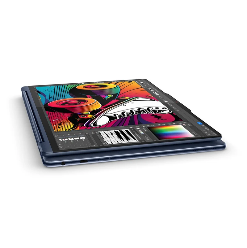 Lenovo Yoga 9 2-in-1 14IMH9 83AC000WPH Laptop(Cosmic Blue)|14" 4K(3840x2400)OLED|Ultra 7 155H|16GB RAM|1TB SSD|Integrated Intel Arc Graphics|Windows 11 Home|MS Office Home & Student 2021|Lenovo Slim Pen|Lenovo 600 BT Silent Mouse|Lenovo Yoga 14” Sleeve