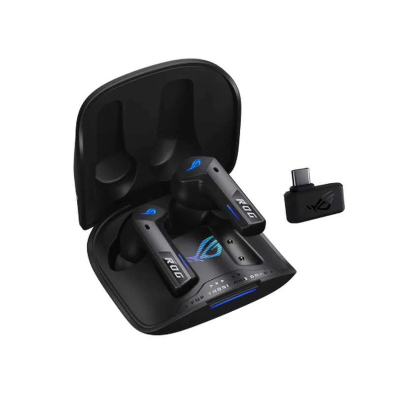 ASUS ROG Cetra True Wireless Speednova ANC In-Ear RGB Gaming Headphone (Black, White)