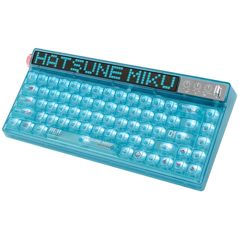 Moeyu Tri-Mode RGB Mechanical Keyboard (Hatsune Miku)