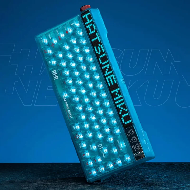 Moeyu Tri-Mode RGB Mechanical Keyboard (Hatsune Miku)