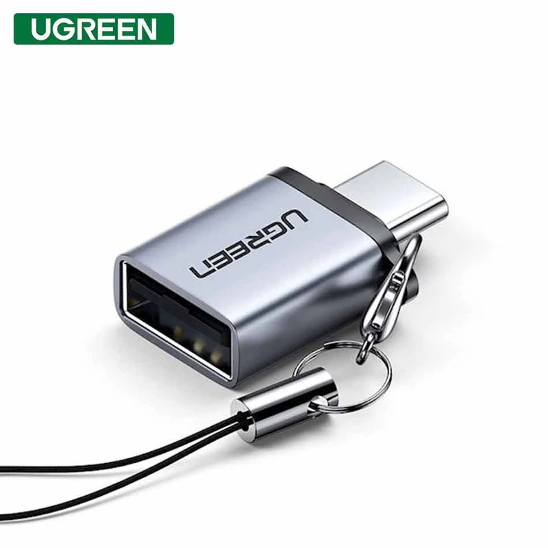 UGREEN USB-C 3.1 Male To USB-A 3.0 Female OTG Adapter (Space Gray) (US270/50283)
