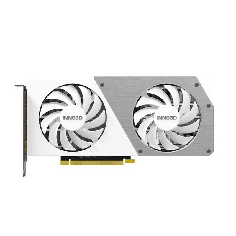INNO3D GeForce RTX 4070 Super Twin X2 OC 12GB GDDR6X Graphics Card (White) (N407S2-126XX-186162W)