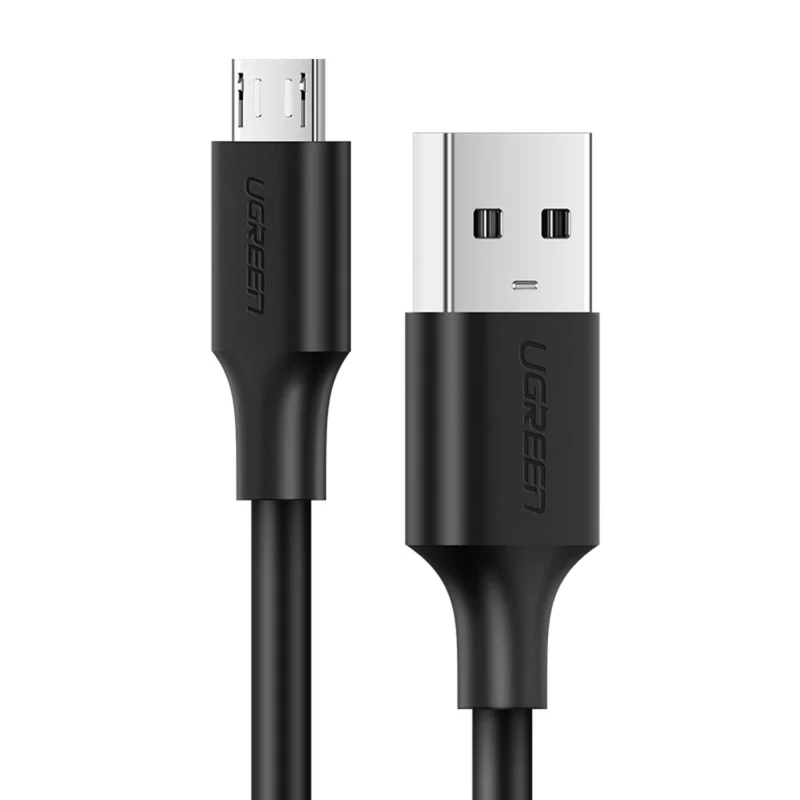 UGreen Micro USB Male To USB 2.0 A Male Cable - 2M (Black) (US289/60138)