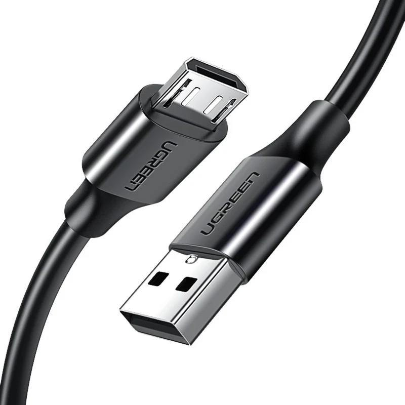 UGreen Micro USB Male To USB 2.0 A Male Cable - 2M (Black) (US289/60138)