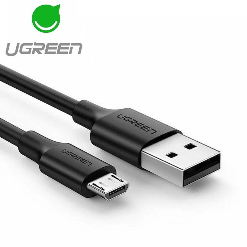 UGreen Micro USB Male To USB 2.0 A Male Cable - 2M (Black) (US289/60138)