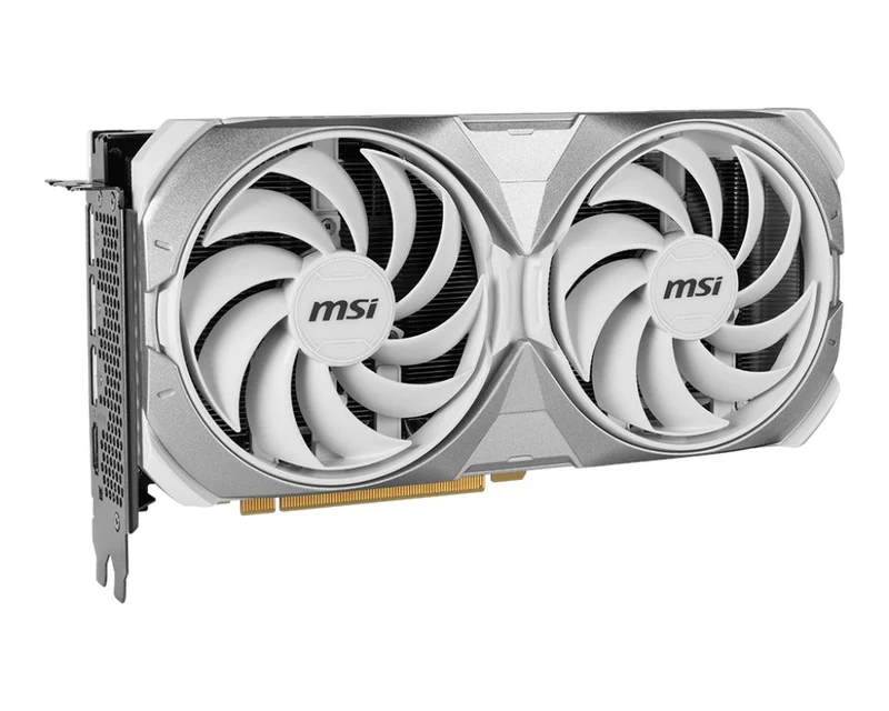 MSI GeForce RTX 4070 TI Super 16GB Ventus 2X OC GDDR6X Graphics Card (White)