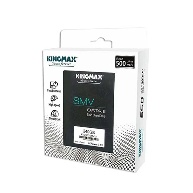 Kingmax SMV 240GB 500MB/s Read 2.5" SATA III SSD (KM240GSMV32)