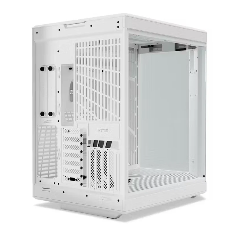 Hyte Y70 Touch LCD Dual Chamber Mid-Tower ATX Modern Aesthetic Case (Snow White, Black, Black/White, Black/Red)